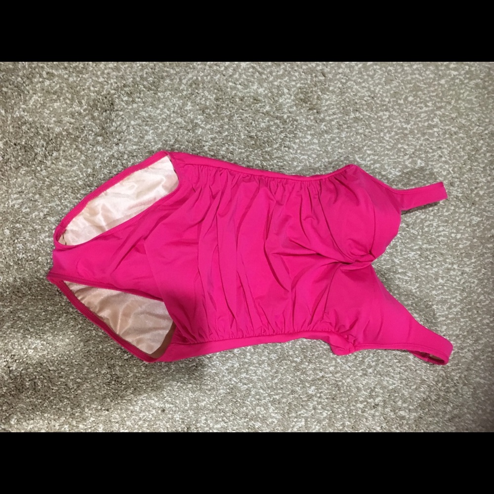 Talbots Pink One-Piece Bathing Suit